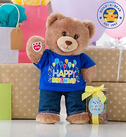 Build-A-Bear® Loveable Birthday Cub - Boy or Girl